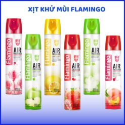 xịt khử mùi hương táo - ảnh sản phẩm Xịt khử mùi hương táo xanh Flamingo