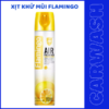 xịt khử mùi hoa chanh - ảnh sản phẩm Xịt khử mùi hoa chanh vàng Flamingo